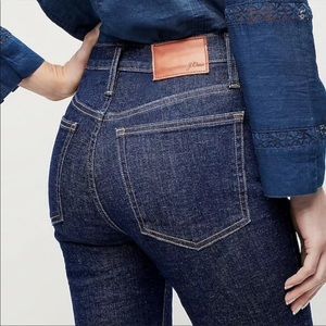 J. Crew Billie Demi Boot Crop Denim Jeans